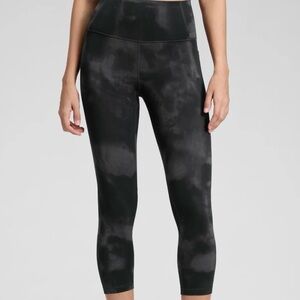 NWT-CRZ YOGA Charcoal Tie-Dye Leggings